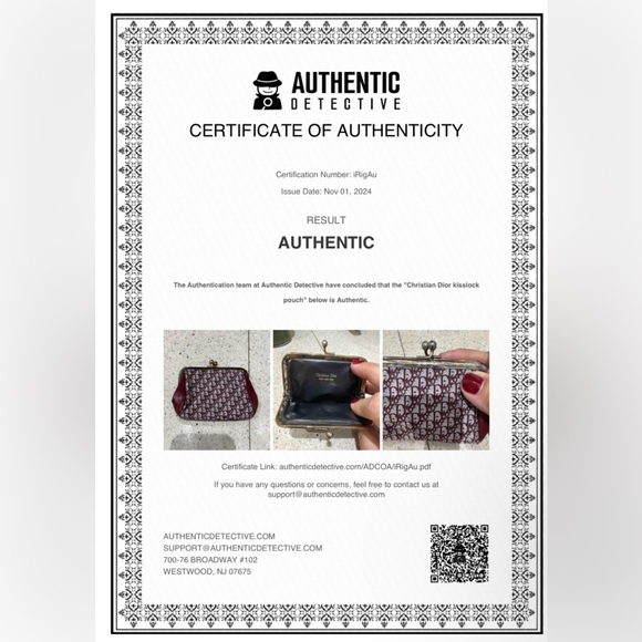 Dior KissLock Coin  Pouch - Picture 8 of 8